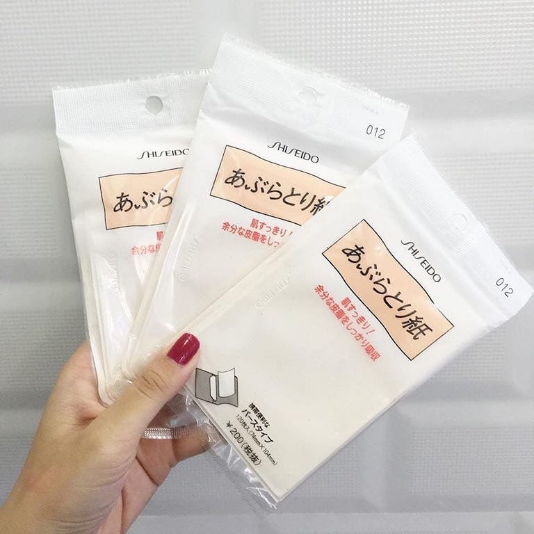 SHISEIDO,Oil Blotting Paper,กระดาษซับมันชิเซโด้, กระดาษซับมัน, ชิเซโด้