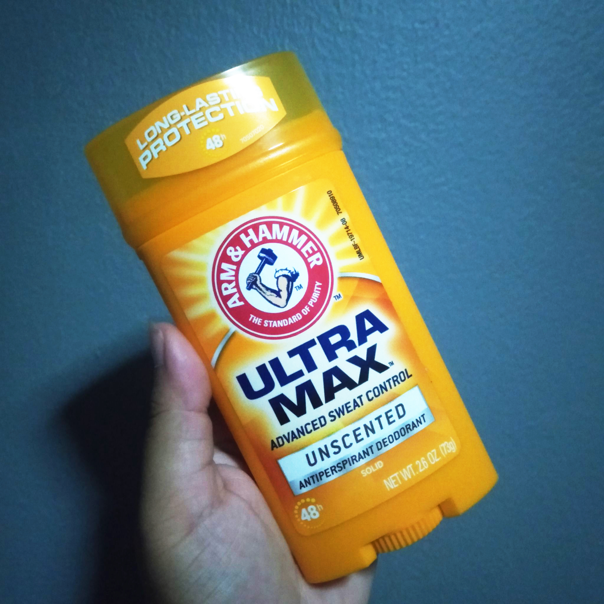 ARM & HAMMER, ARM & HAMMER Ultra Max Advanced Sweat Control Unscented Antiperspirant Deodorant, ARM & HAMMER Ultra Max Advanced Sweat Control Unscented Antiperspirant Deodorant รีวิว, ARM & HAMMER Ultra Max Advanced Sweat Control Unscented Antiperspirant Deodorant ราคา, ARM & HAMMER Ultra Max Advanced Sweat Control Unscented Antiperspirant Deodorant 73 g., ARM & HAMMER Ultra Max Advanced Sweat Control Unscented Antiperspirant Deodorant 73 g. ผลิตภัณฑ์ระงับกลิ่นกายใต้วงแขน