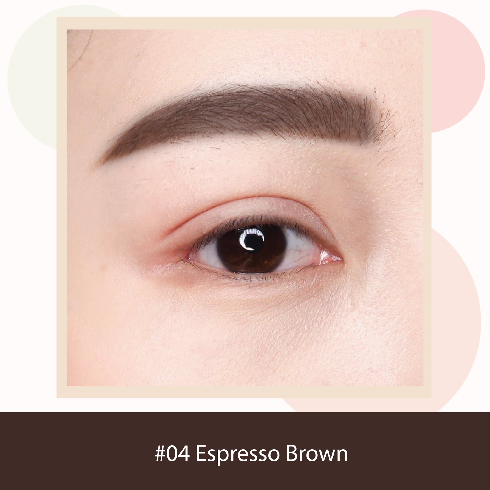 Mille 6D Slim Brow Pencil Waterproof #04 ESPRESSO BROWN 0.05 g ดินสอเขียนคิ้วรุ่นสลิม