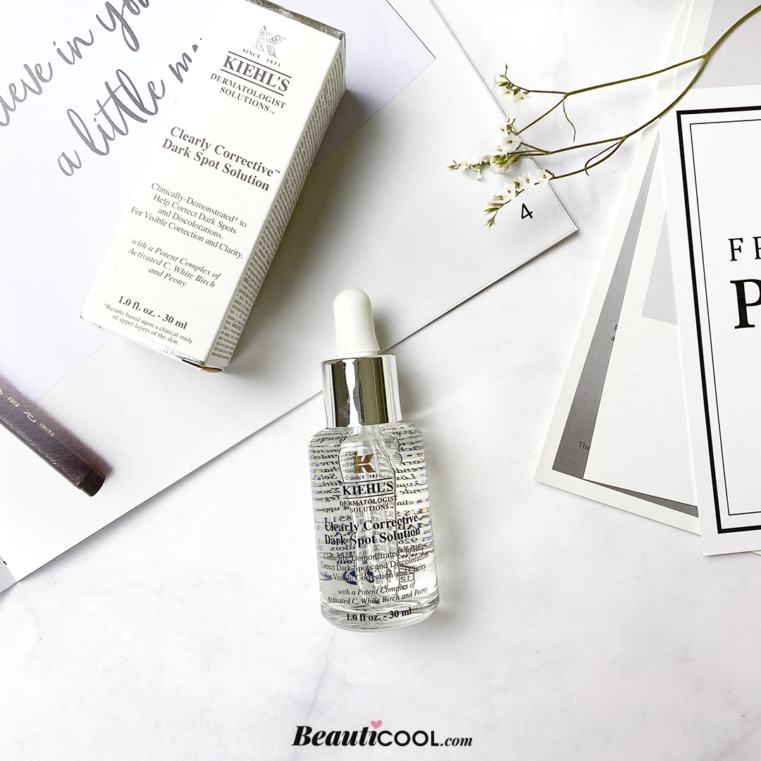 Kiehl's Clearly Corrective Dark Spot Solution 30ml,Kiehl's, เซรั่มลดเลือนจุดด่างดำ,เซรั่ม Clearly Corrective Dark Spot,รีวิว เซรั่ม Clearly Corrective Dark Spot