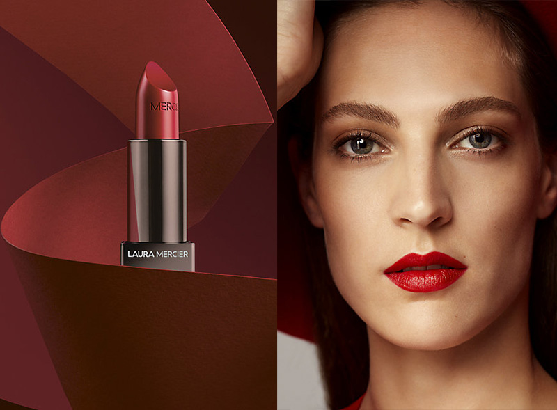 Laura MercierL Rouge Essentiel Silky Crème Lipstick Rouge Ultime #Classic Red 1.4 g ลิปสติกเนื้อซาตินที่มาพร้อมเม็ดสีคุณภาพสูงที่ให้สีสันเข้มข้น บางเบาสบายเรียวปาก  เพิ่มความชุ่มชื้นสูงสุด 6 ชั่วโมงให้เรียวปากเบาสบายโดยไม่ทำให้เรียวปากแห้งแตก