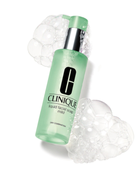 Clinique All About Clean Liquide Facial Soap Mild #Oil To Oily 200 ml  สบู่เหลวสำหรับผู้ที่ผิวมัน ช่วยควบคุมความมัน รักษาสมดุลผิว เนื้อเจลใส ฟองนุ่มละเอียด ล้างแล้วไม่ทำให้ผิวมันเพิ่ม ไม่ทำร้ายน้ำมันดีใต้ผิว