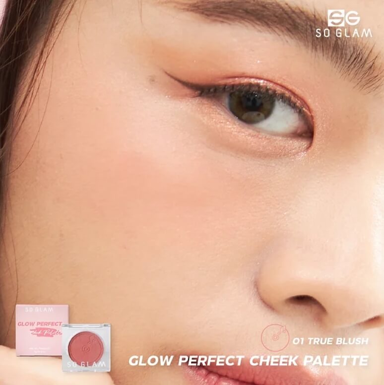 So Glam,So Glam Glow Perfect Cheek Palette,Glow Perfect Cheek Palette, บลัชออนเนื้อ ครีมโมจิ,บลัชเนื้อครีม,บลัชออน