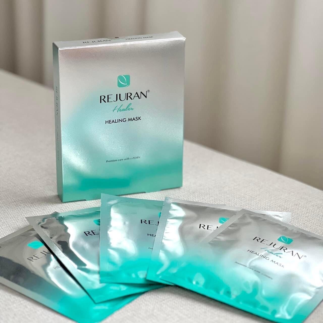 REJURAN Healing Mask (Home Use) 1 แผ่น แผ่นมากส์หน้าตัวดังช่วยคืนความชุ่มชื้นให้ผิว บูสผิวแบบเร่งด่วน