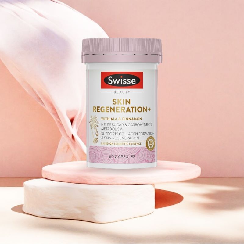 Swisse Skin Regeneration+ 60 Capsules,Swisse , อาหารเสริม Swisse , ผิวสวย , คุมน้ำหนัก ,